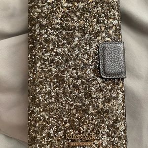 Iphone 10 Kate spade glitter case